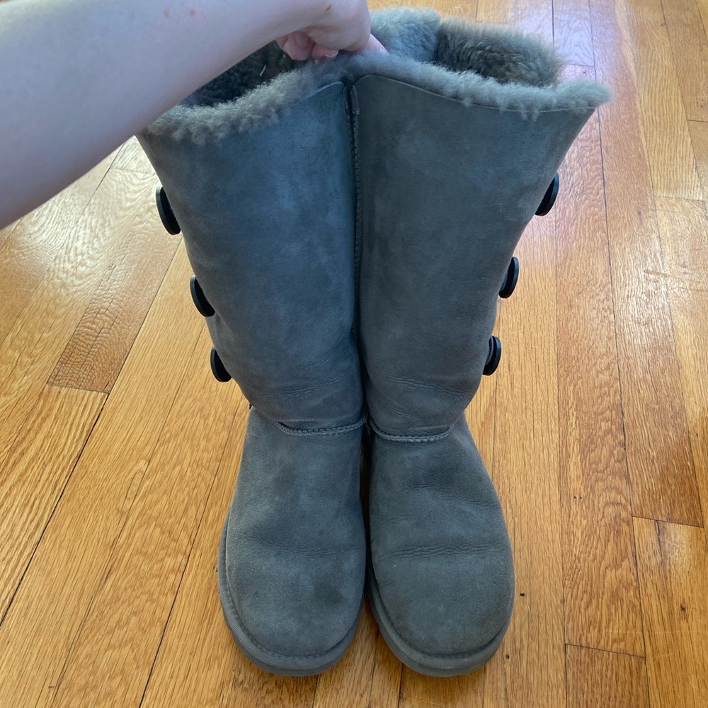 Ugg Bailey Button Triplet Ii Boot In Gray - image 7